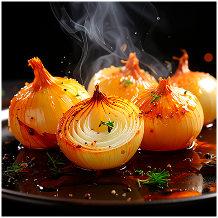 Aroma Naturale di Cipolla Cotta in Polvere